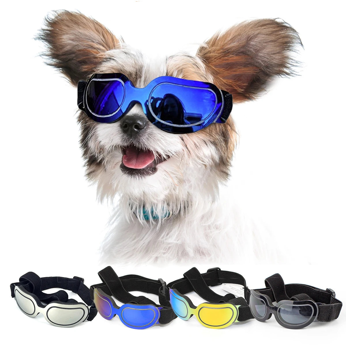 Pet Dog Sunglasses Adjustable Goggles For Small Medium Large Dogs Cats Puppy Sun Glasses Dog Outdoor Glasses Pet Toy Supply
